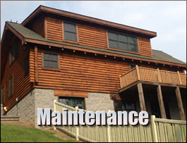  Traphill, North Carolina Log Home Maintenance